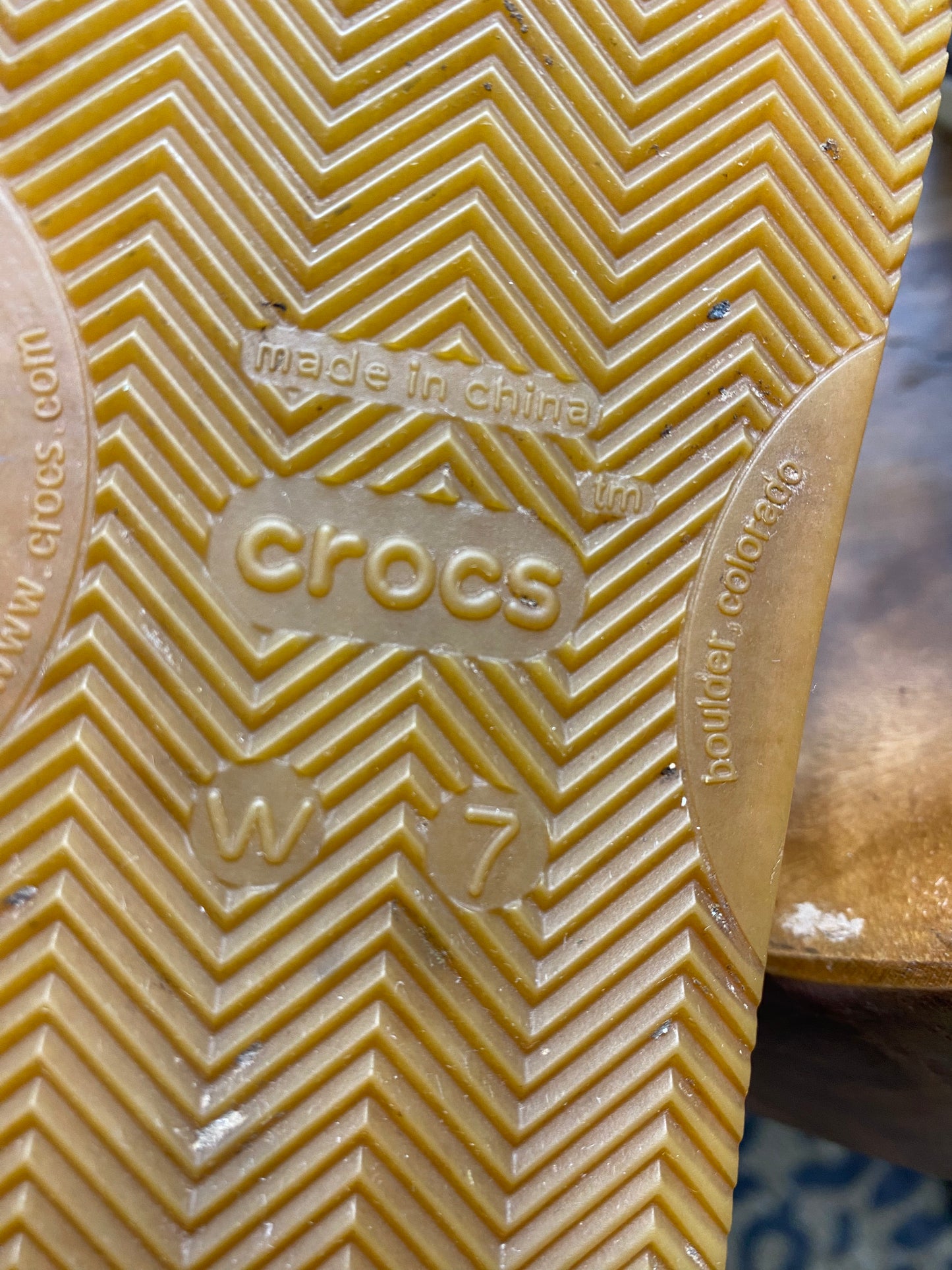 Crocs Retro Slingback Flats- Brown with Khaki Sole- Women's