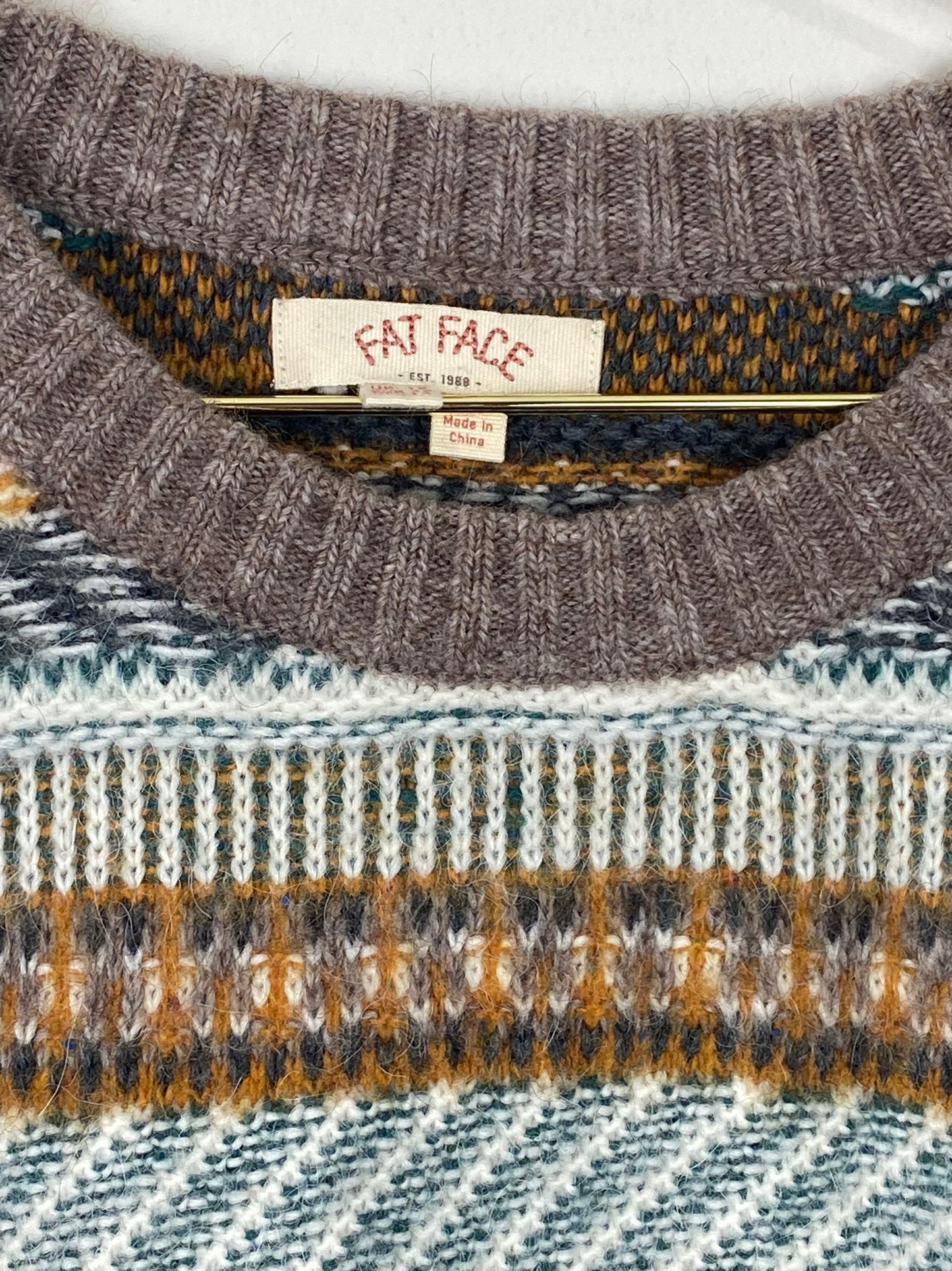 FatFace Striped Sweater (L)