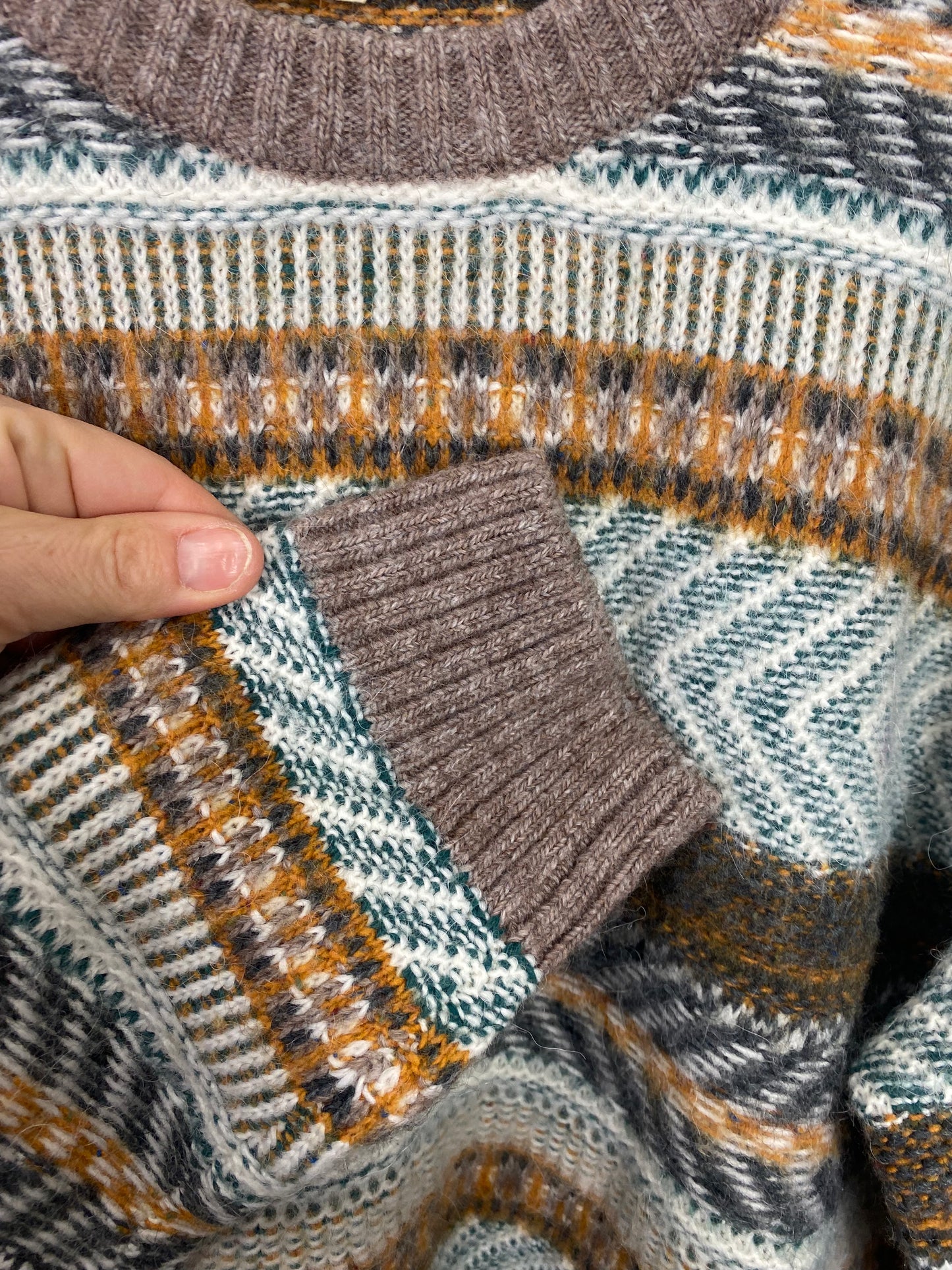 FatFace Striped Sweater (L)
