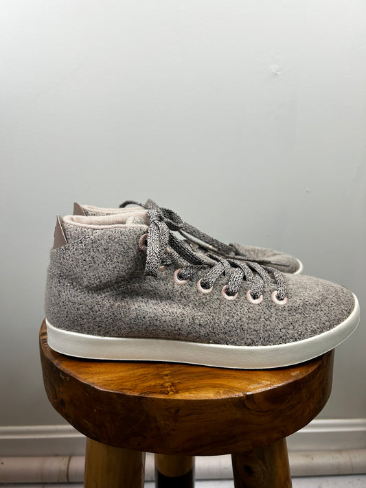 Allbirds Women's Wool Piper Mids WPM Lace Up Sneakers Shoes Atlas 9