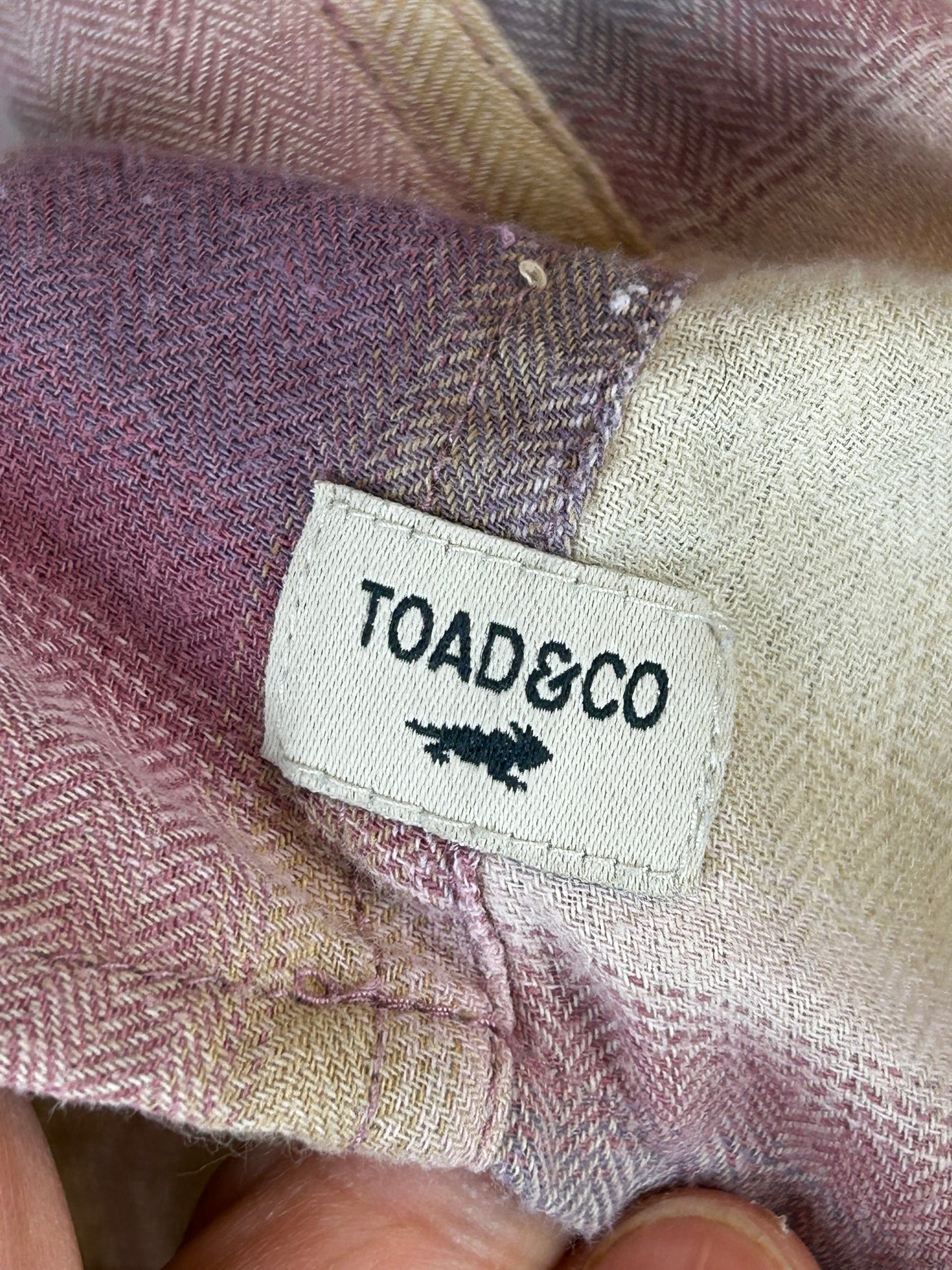 Toad & Co. size small flannel top