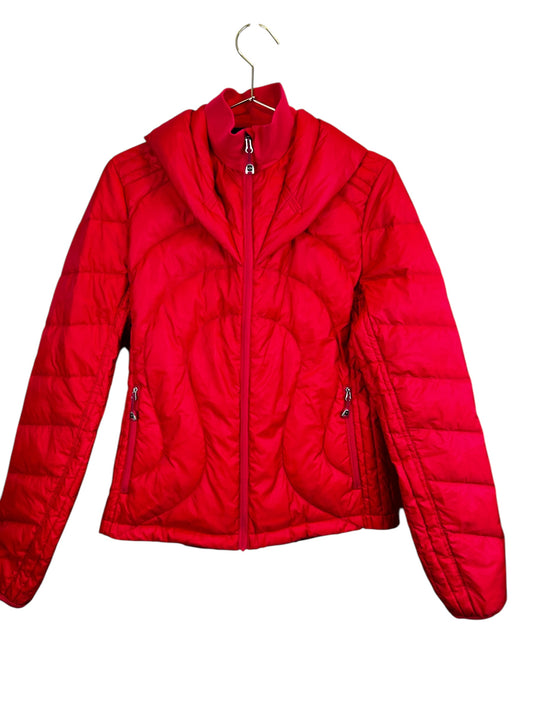 Lululemon Not So Stuffy Puffer Full Zip Red Jacket Women’s Size 6