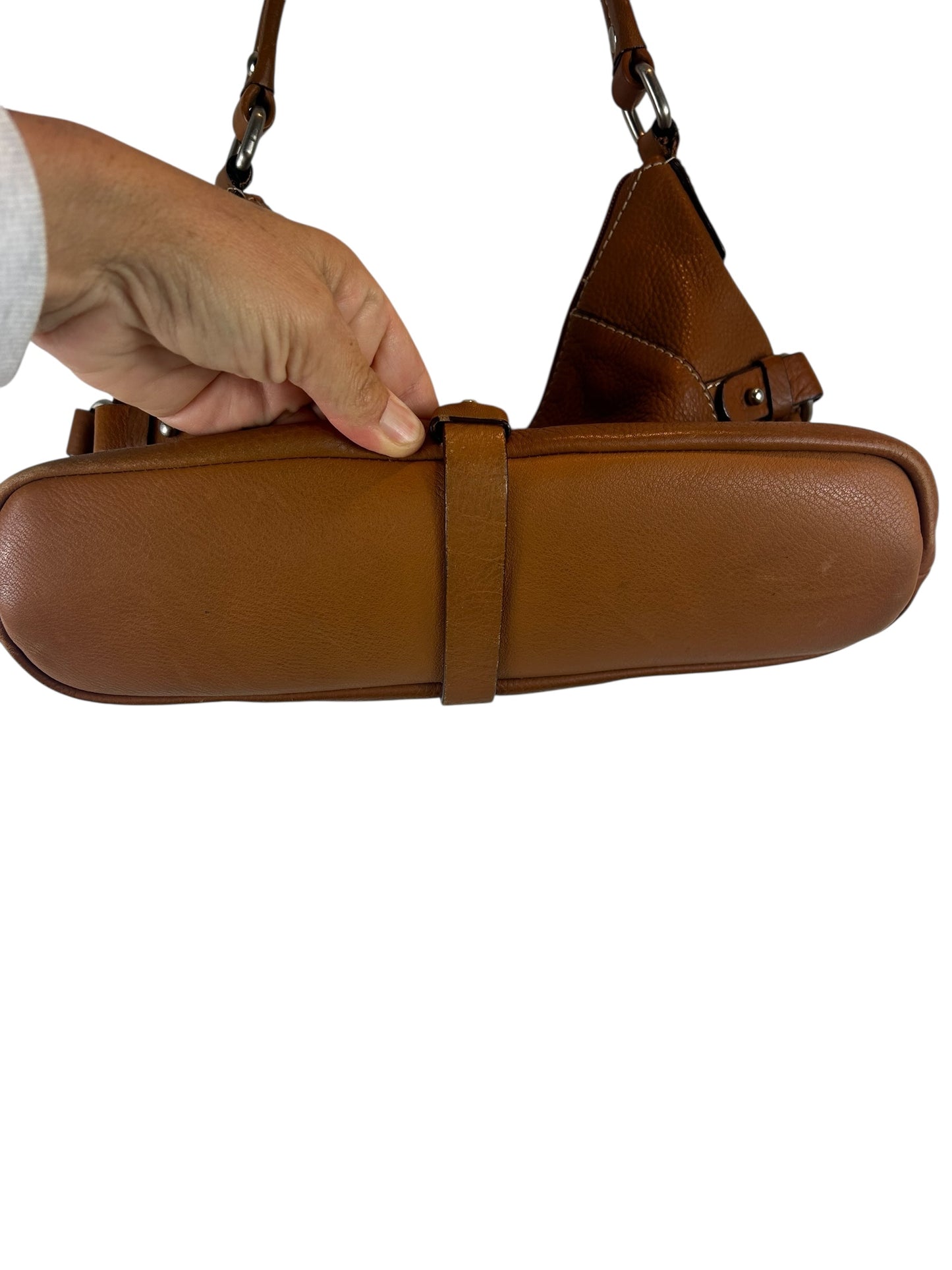 Giani Bernini brown leather purse handbag