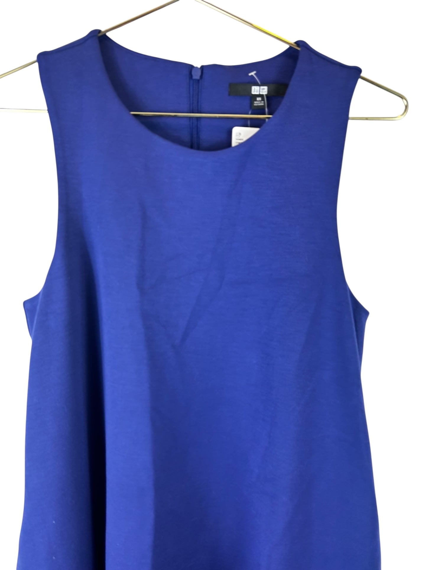 Uniqlo Stretch Sleeveless Dress in Blue NWT