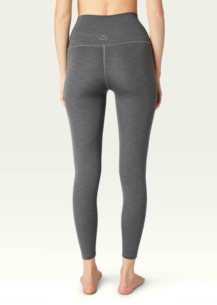 BEYOND YOGA Heathered Rib High-Waist Midi Leggings retails $99