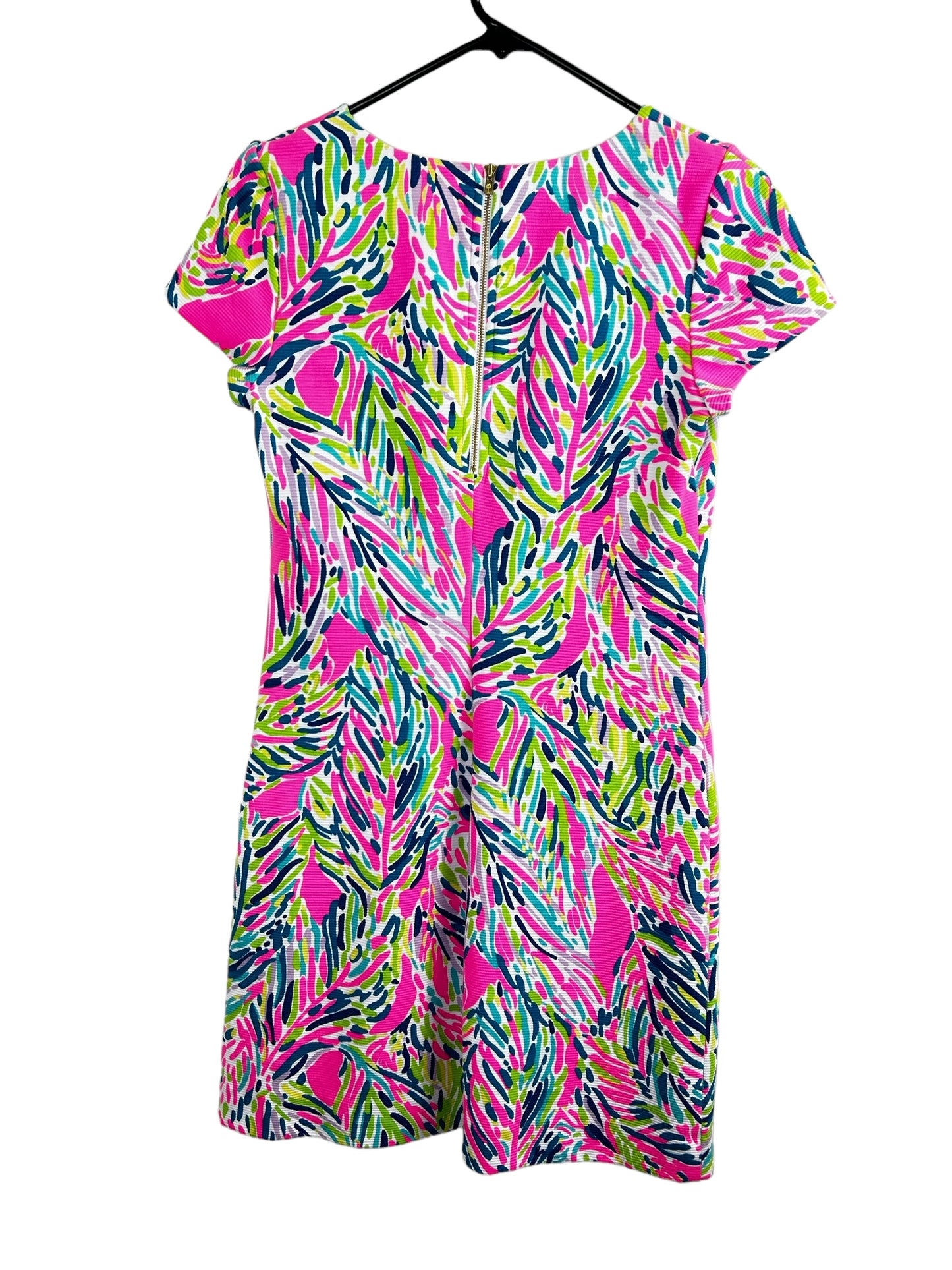 Lilly Pulitzer Layton Shift Dress In Multi Palm Reader Print Size S RETAILS $198