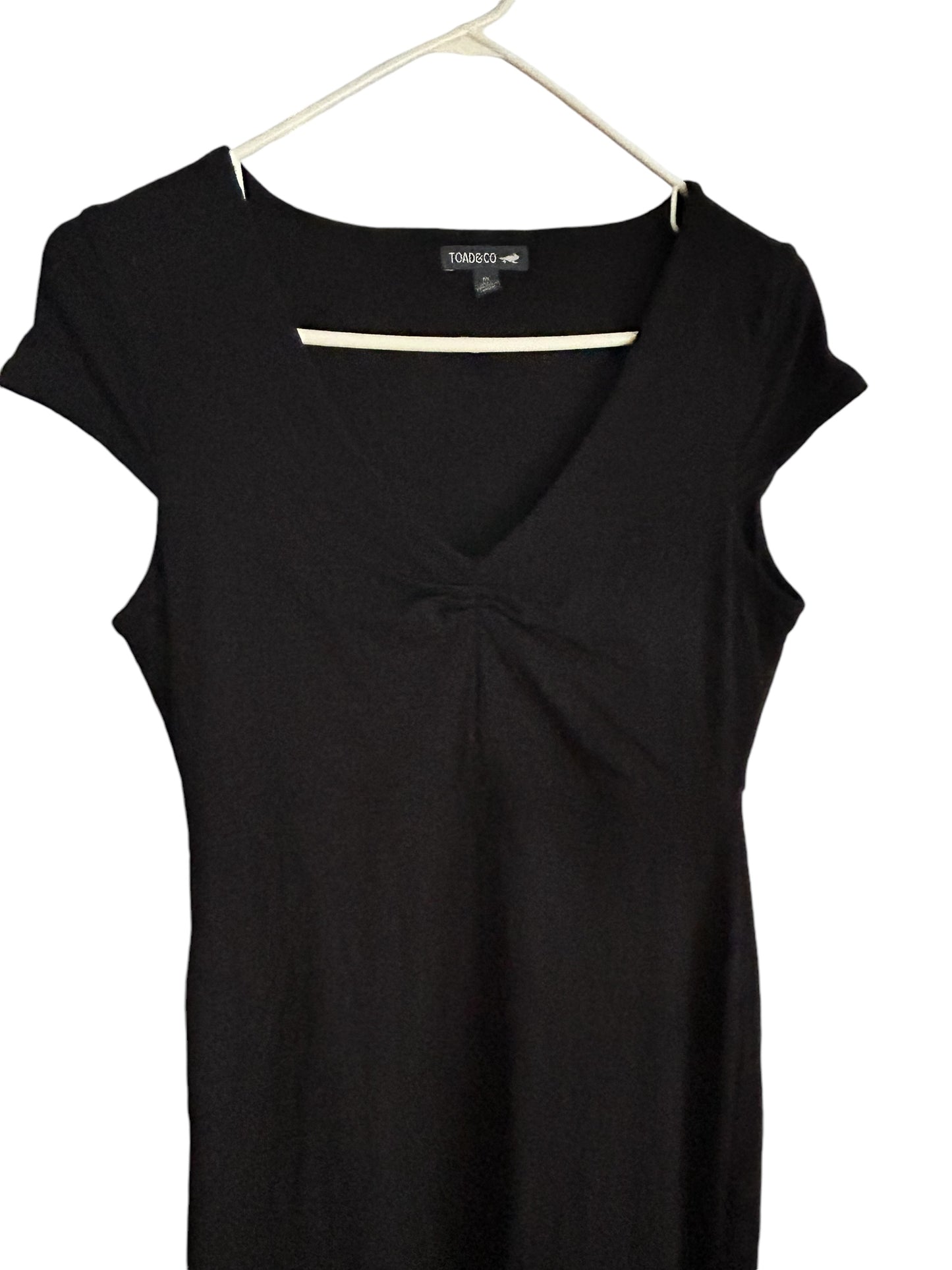 Toad & Co. womens black size medium Rosemarie Dress