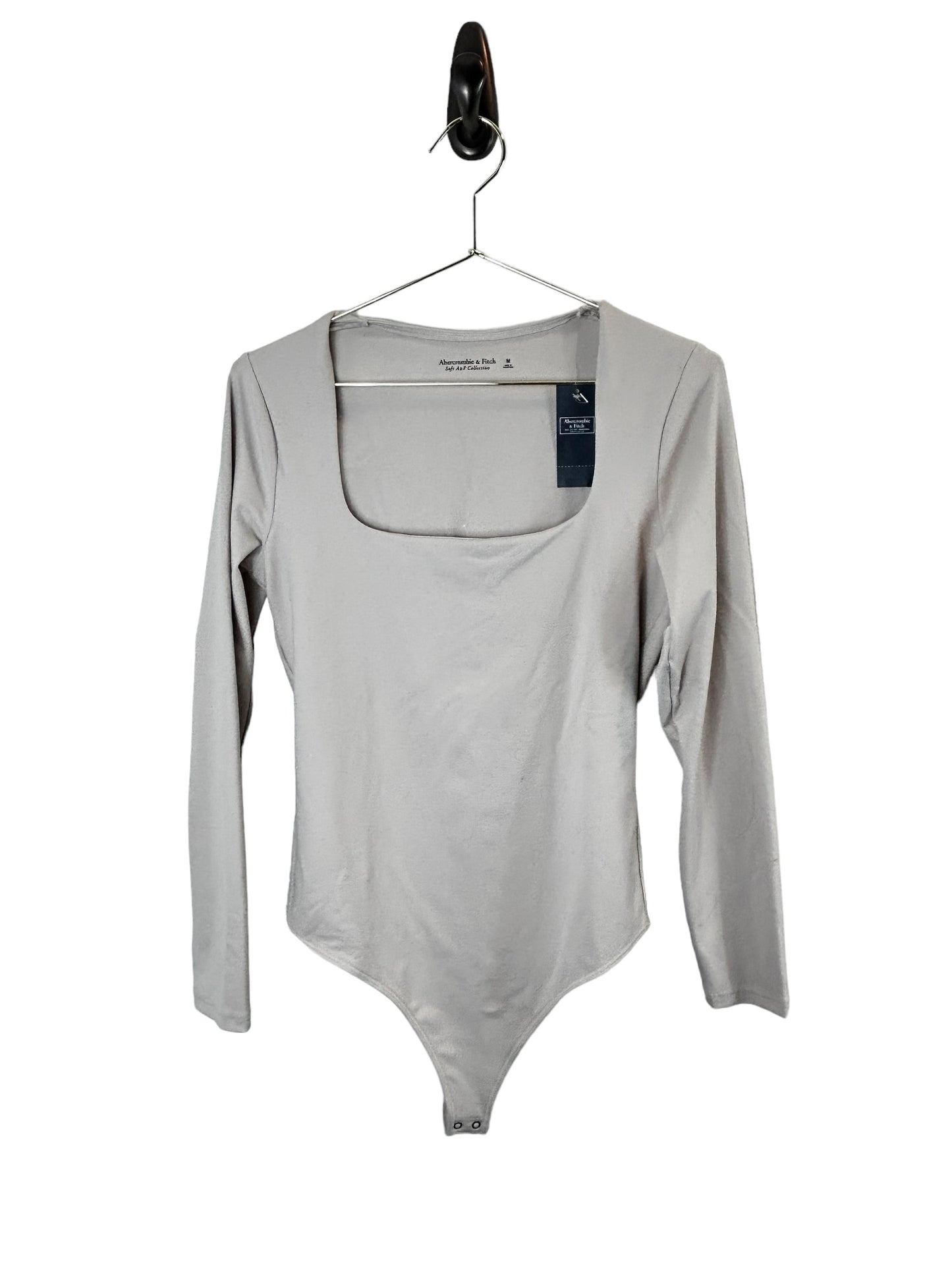 Abercrombie Soft Matte Seamless Long-Sleeve Squareneck Bodysuit