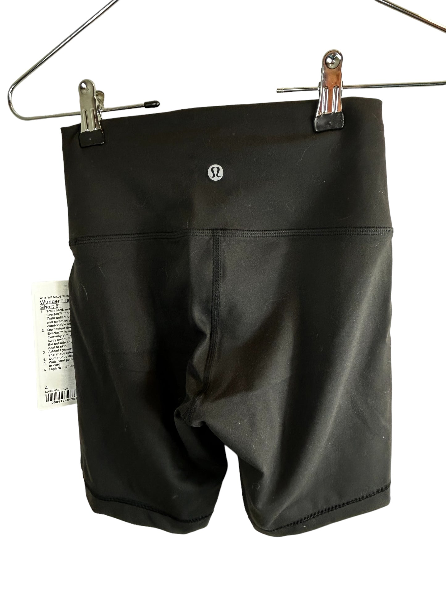 Lululemon Wunder Train High-Rise Short 8" Black NWT