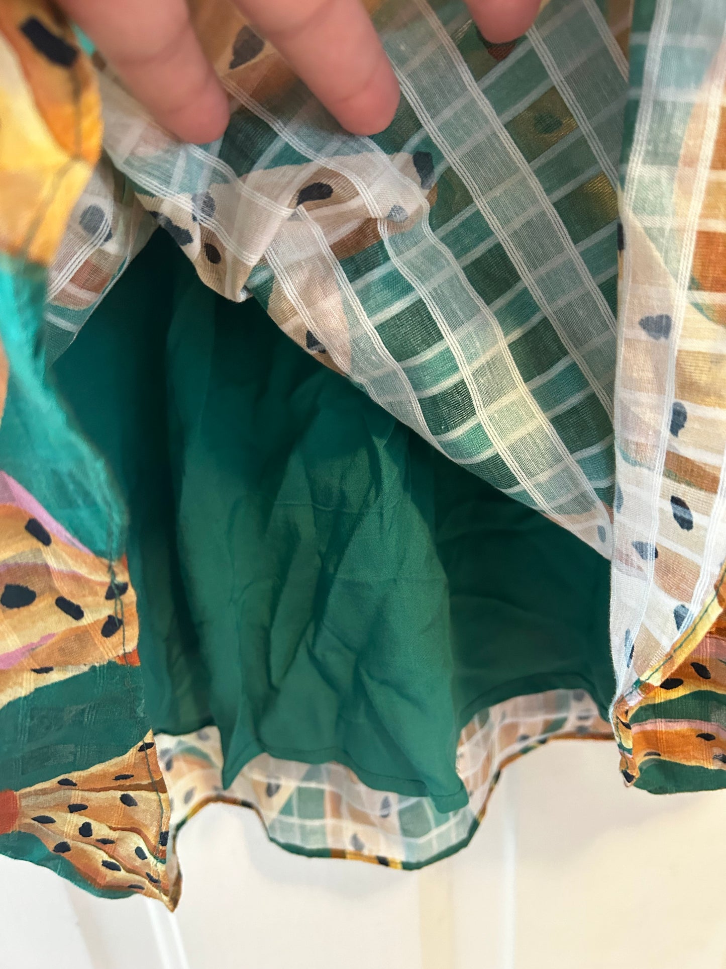 Farm Rio Raining Bananas Mini A-Line Dress belted dress women’s