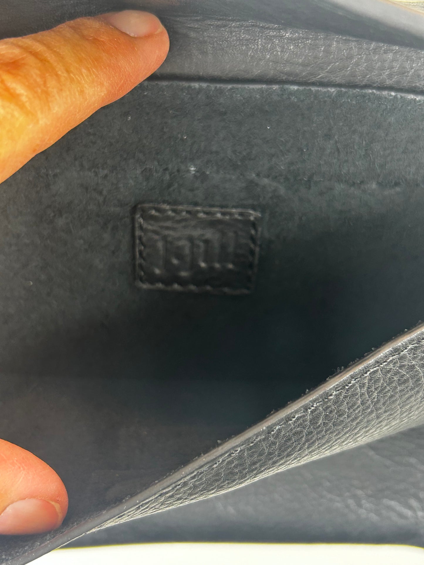 J. Jill Pebbled Leather Crossbody Bag | Black | Adjustable Strap Purse | EUC