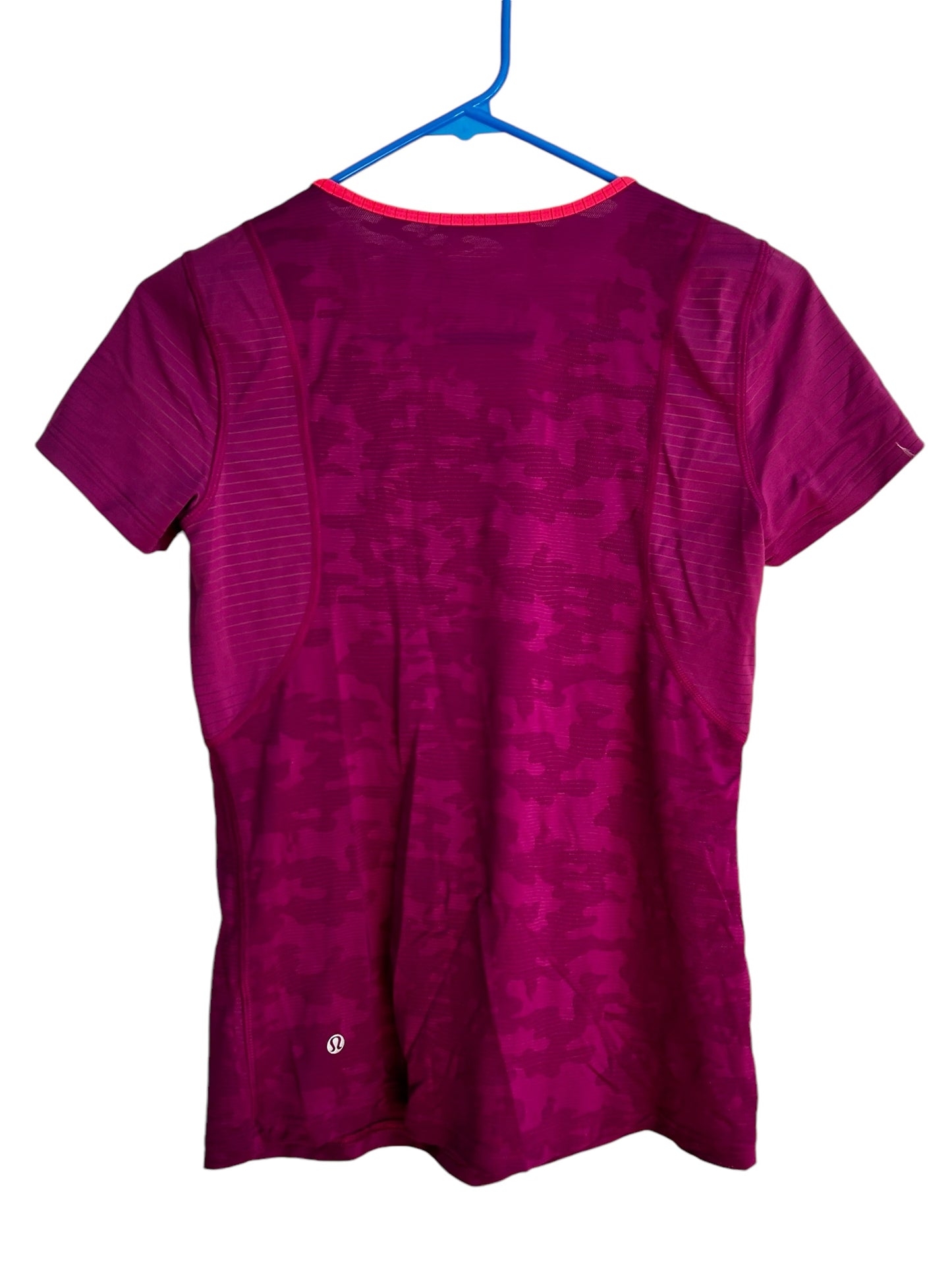 Lululemon Run For Days Short Sleeve Regal Plum