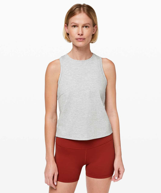 Lululemon Minimal Tank NWT Heathered Power Grey