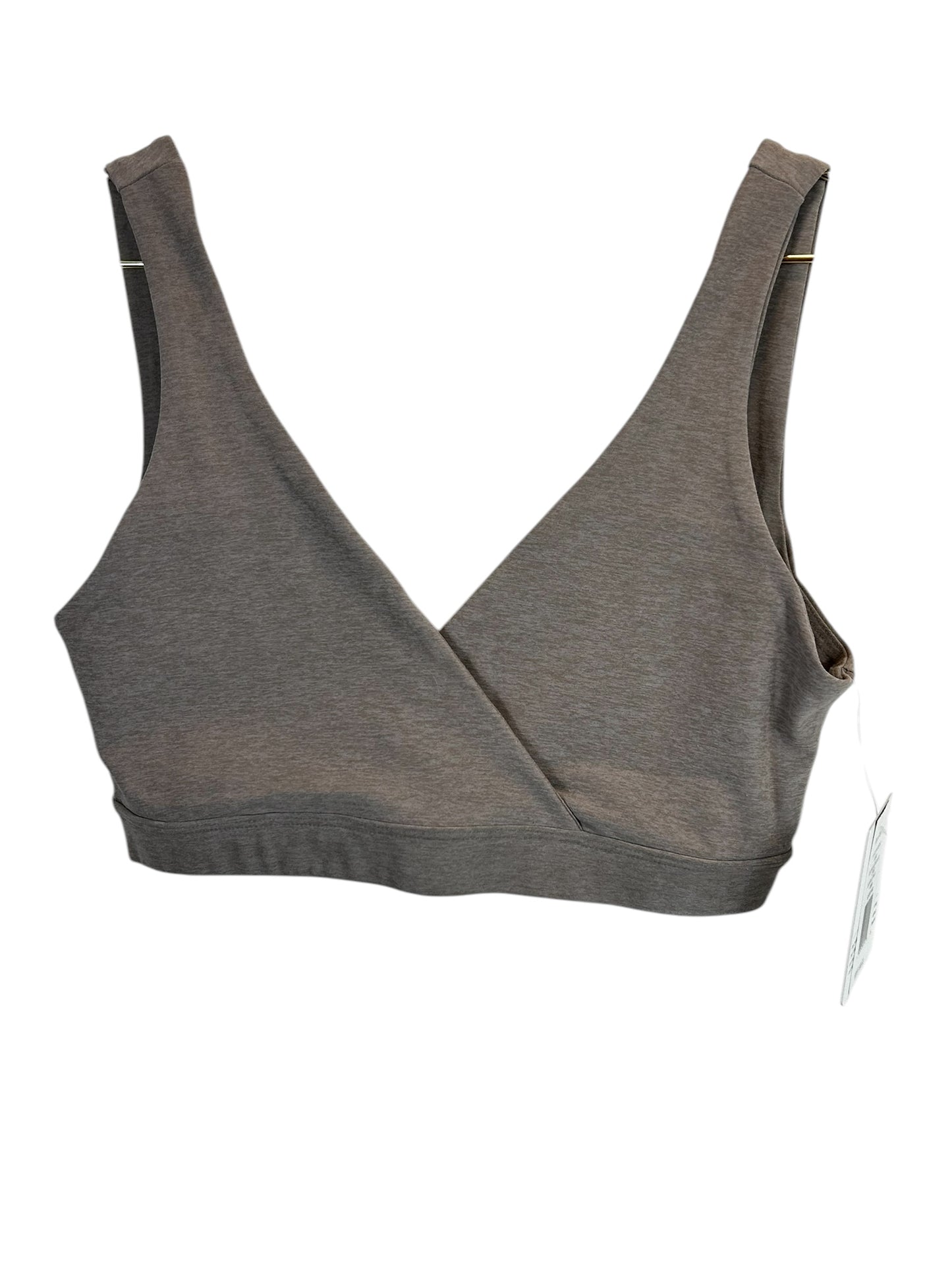 BEYOND YOGA SPACEDYE CROSSOVER BRA - BIRCH HEATHER