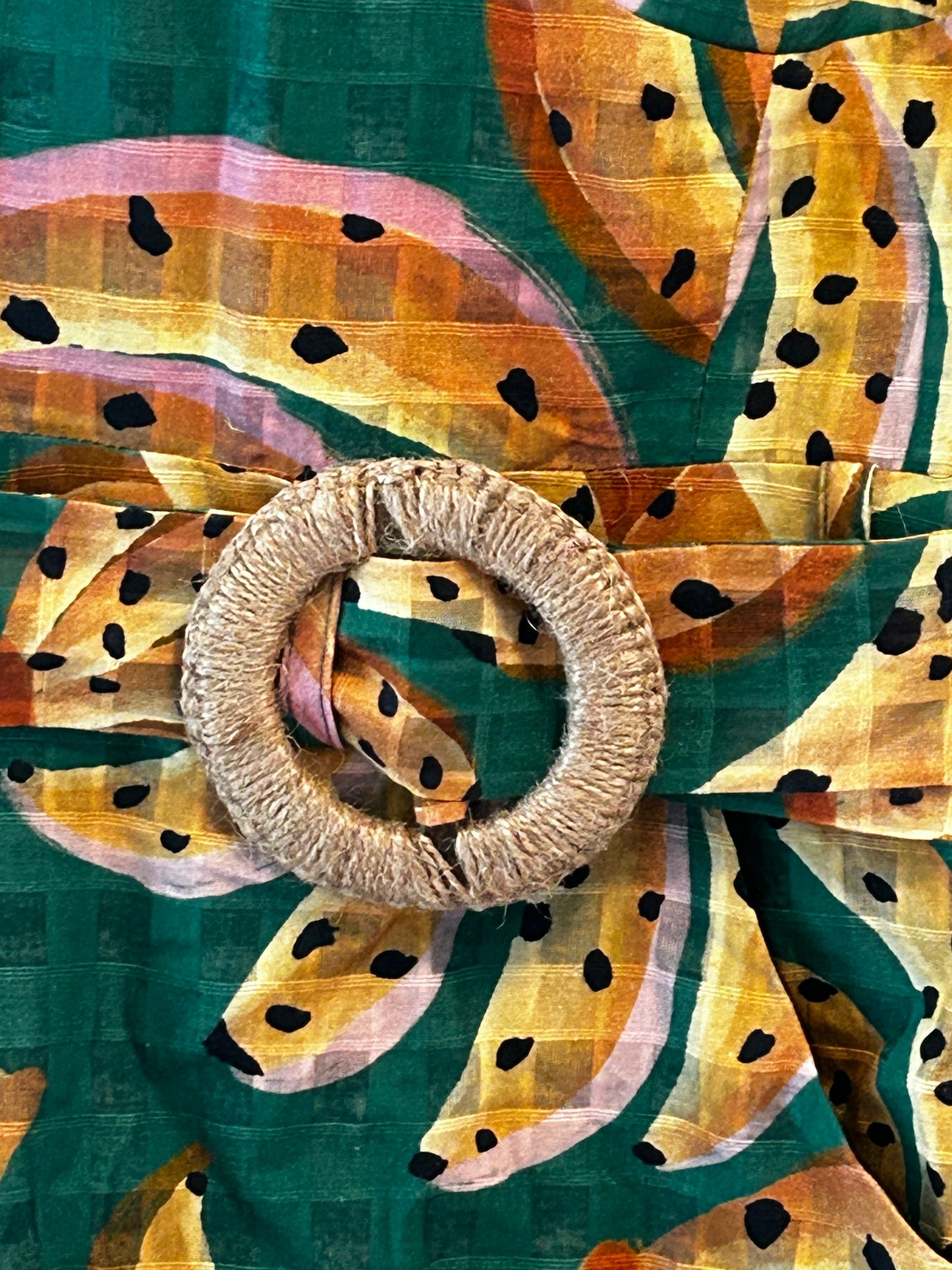 Farm Rio Raining Bananas Mini A-Line Dress belted dress women’s