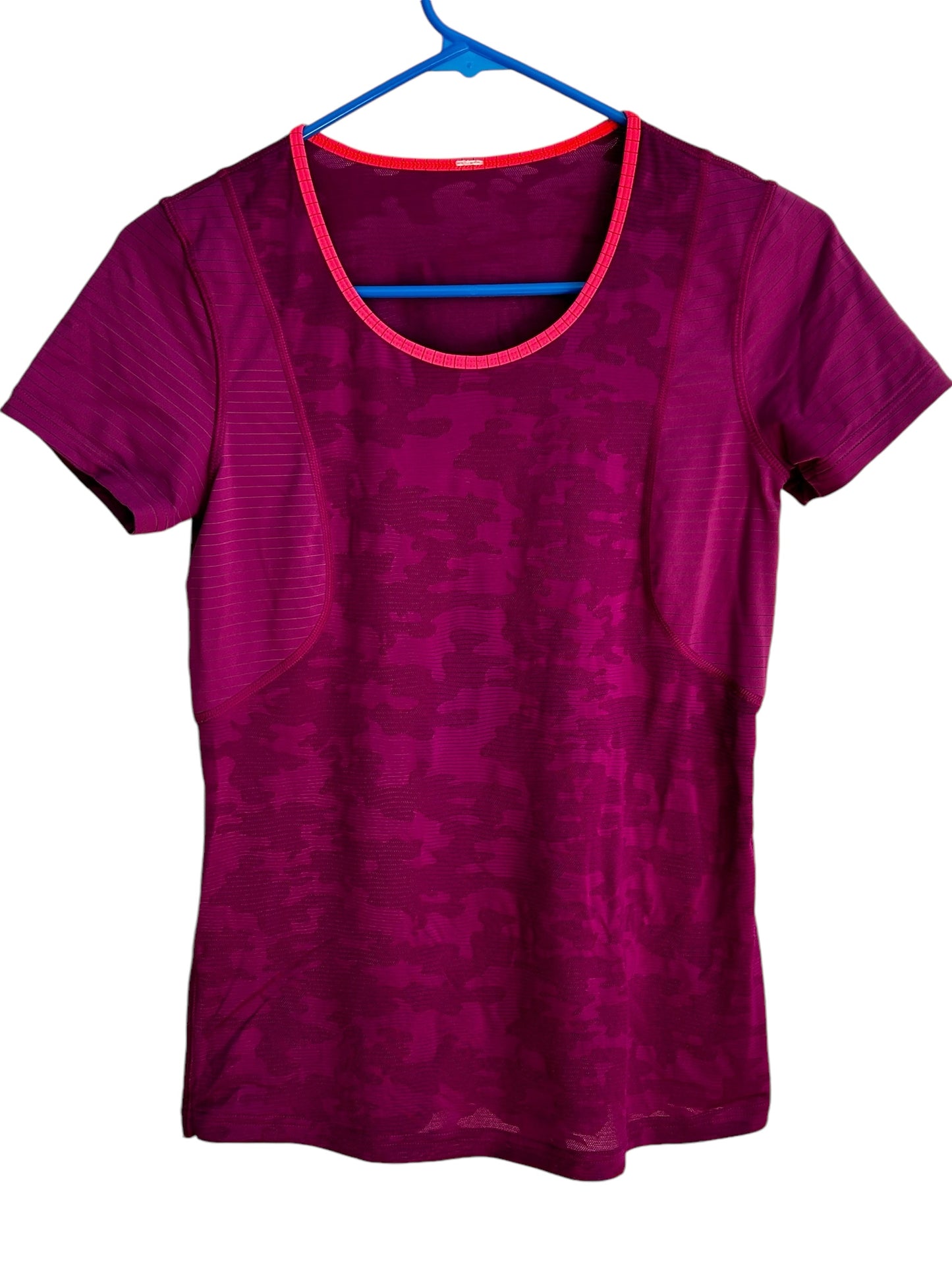 Lululemon Run For Days Short Sleeve Regal Plum