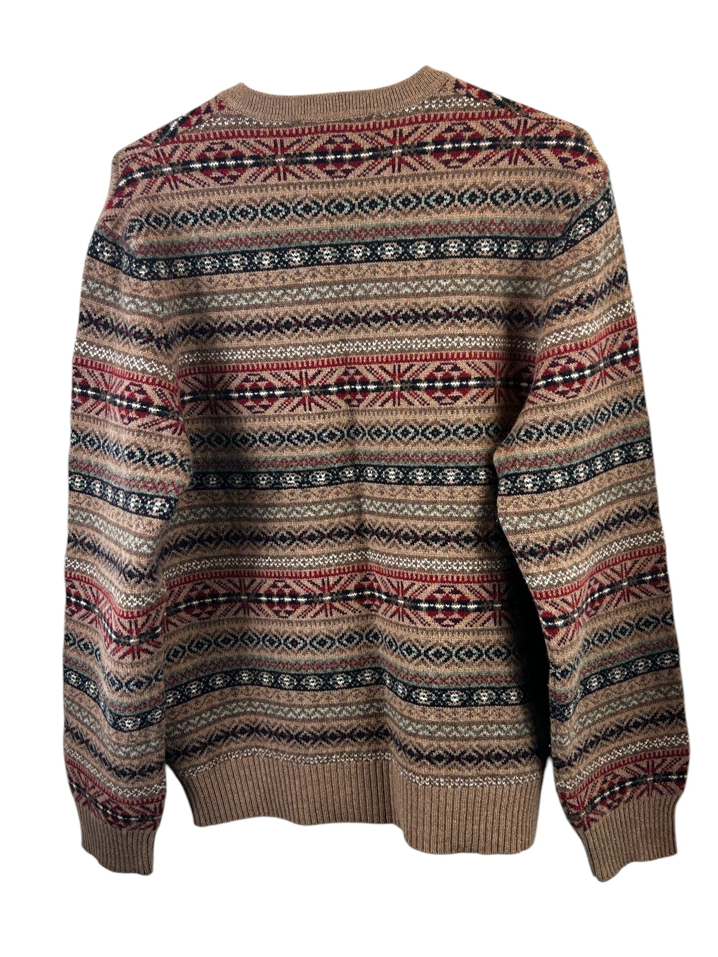 Brooks Brothers Braemar for Fair Isle V-Neck Sweater