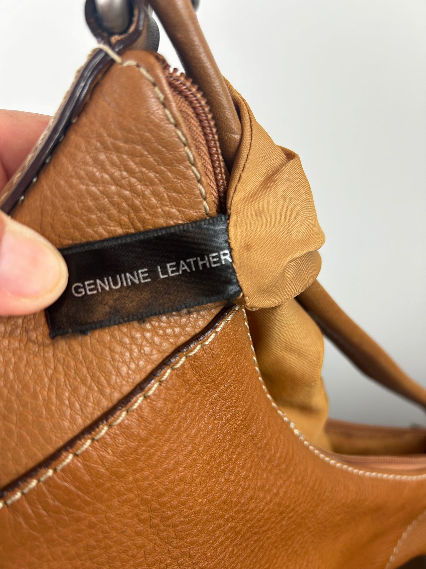 Giani Bernini brown leather purse handbag