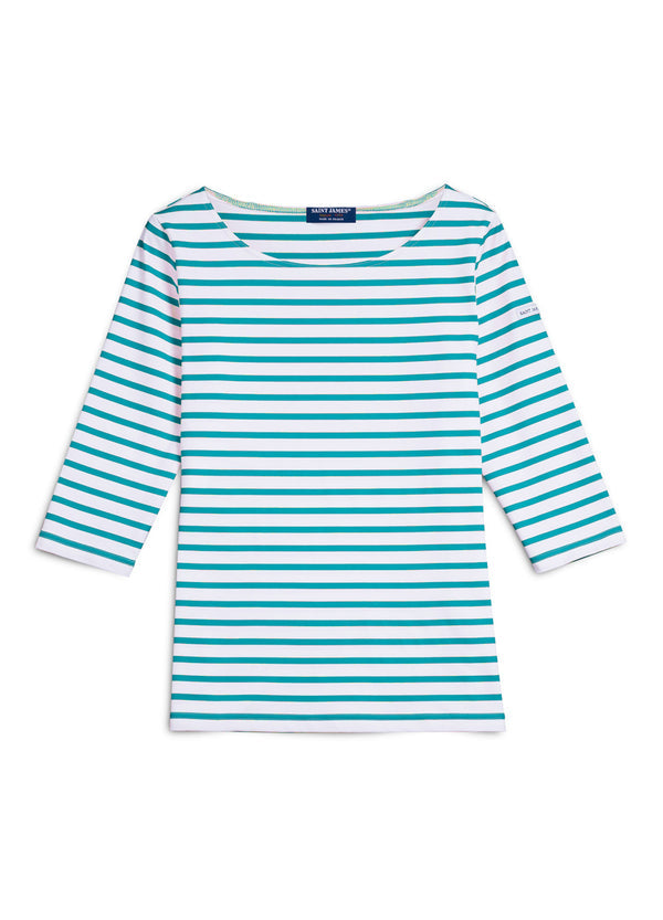 Saint James GARDE-COTE III
Nautical Striped Sport Top With UV Protection | Women Fit