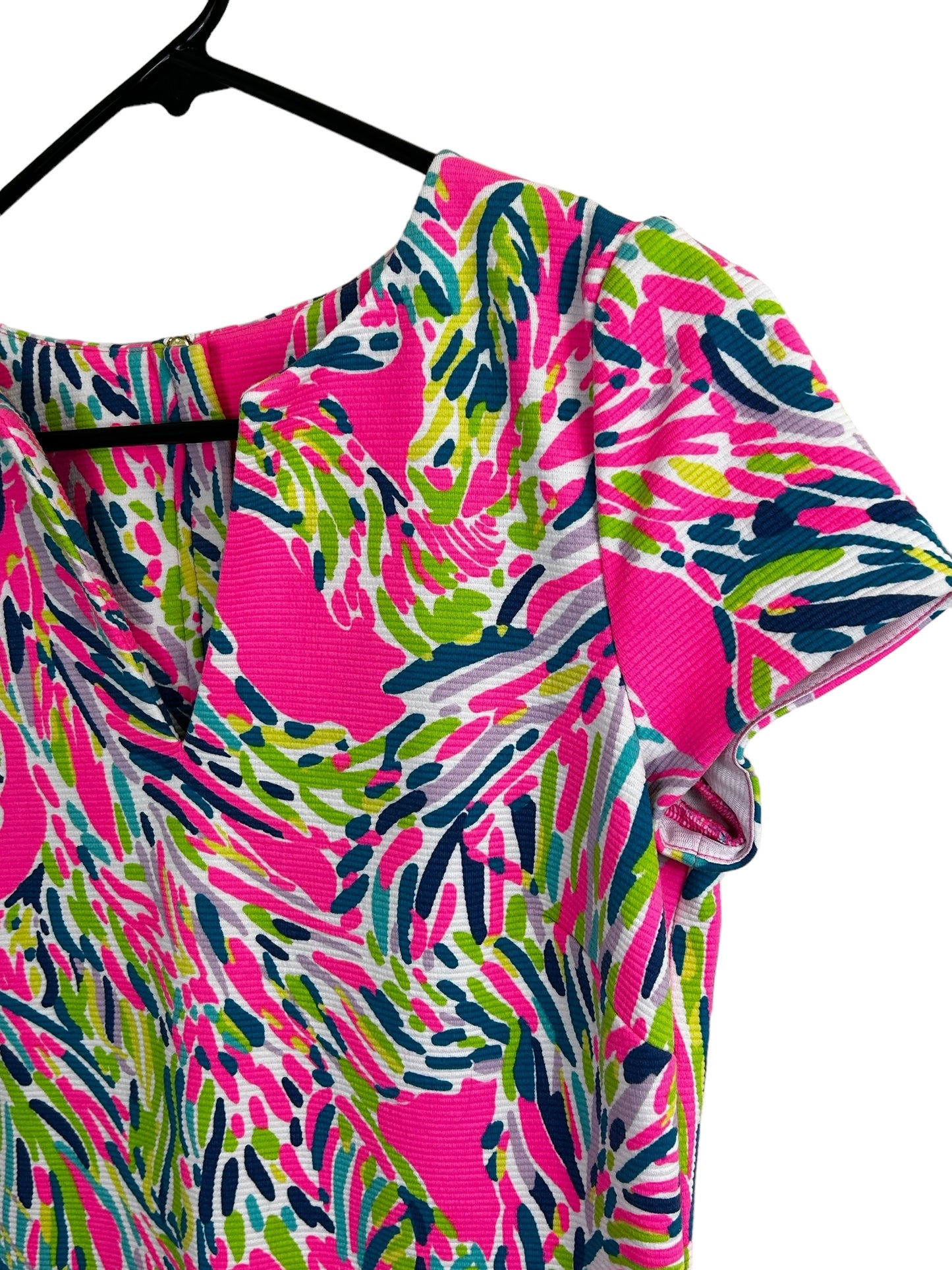 Lilly Pulitzer Layton Shift Dress In Multi Palm Reader Print Size S RETAILS $198