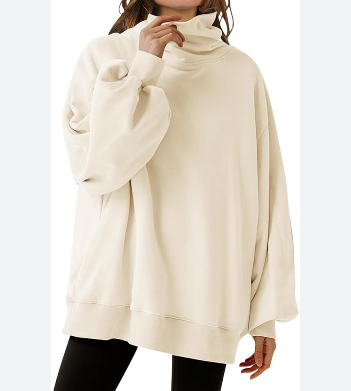 NAP Boxy Turtleneck Sweatshirt