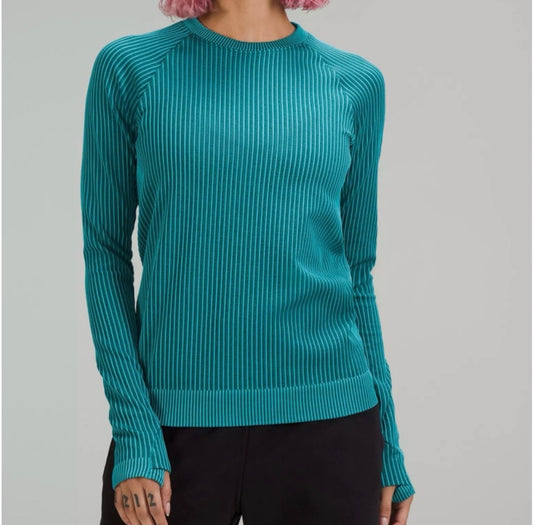 Lululemon Rest Less Pullover- Teal Size 10