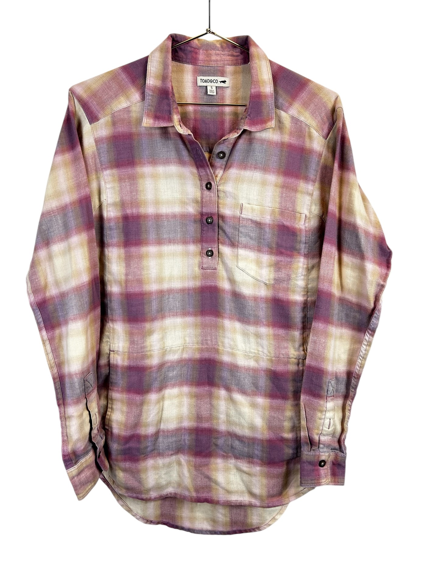 Toad & Co. size small flannel top