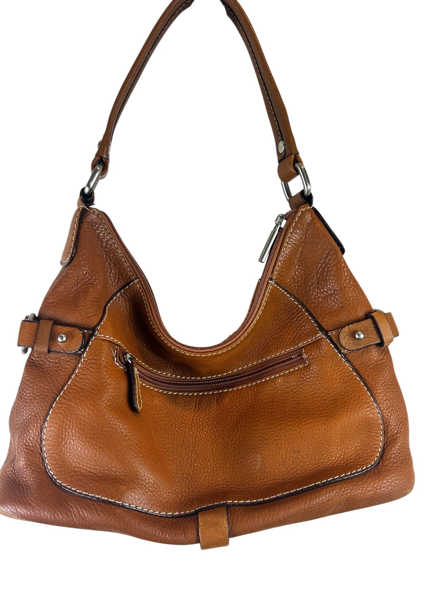 Giani Bernini brown leather purse handbag