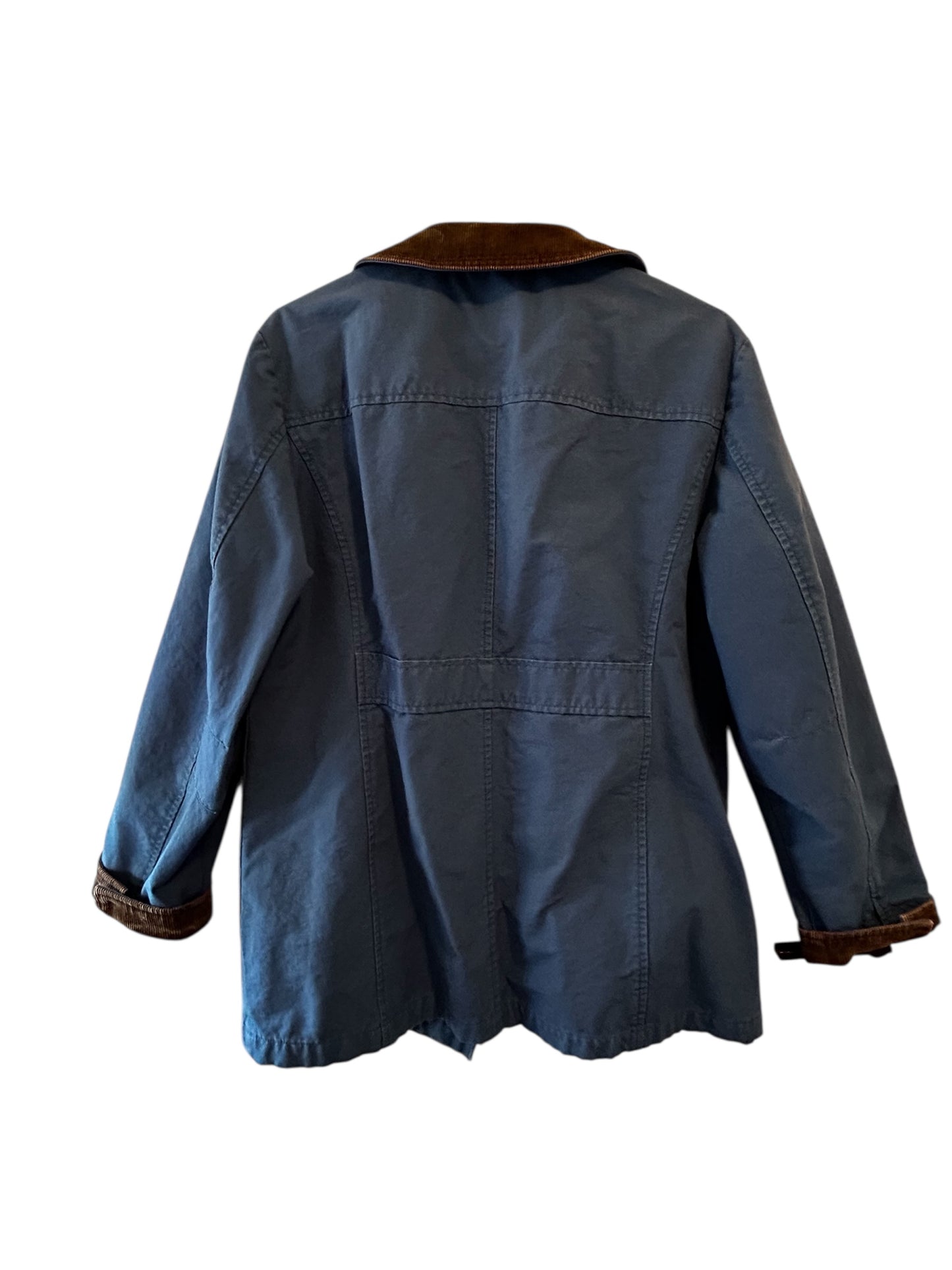 L.L.Bean Workwear Vintage Jacket M 90s Barn Coat Chore Blue Womens