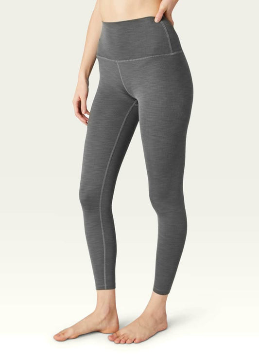 BEYOND YOGA Heathered Rib High-Waist Midi Leggings retails $99