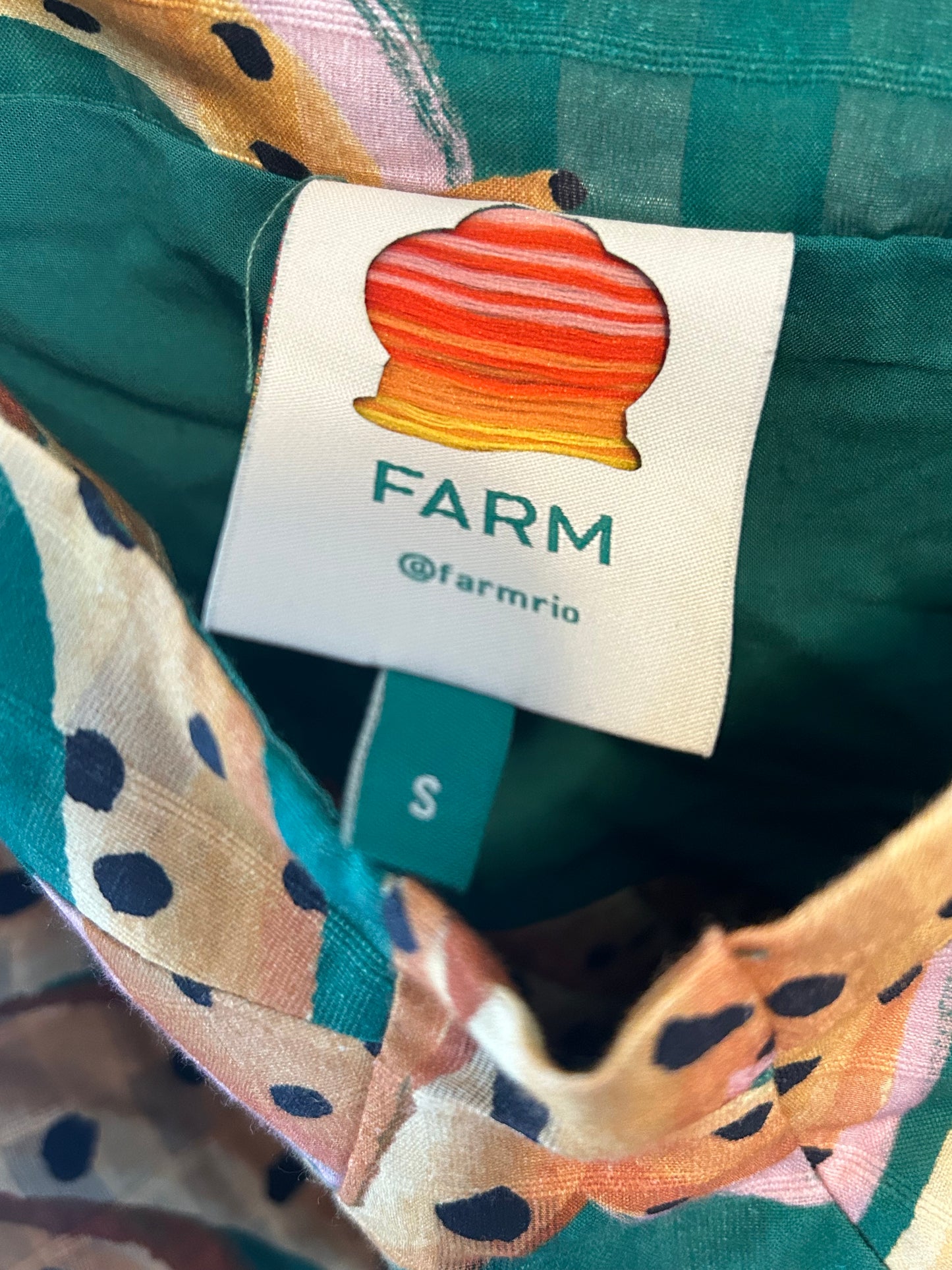 Farm Rio Raining Bananas Mini A-Line Dress belted dress women’s