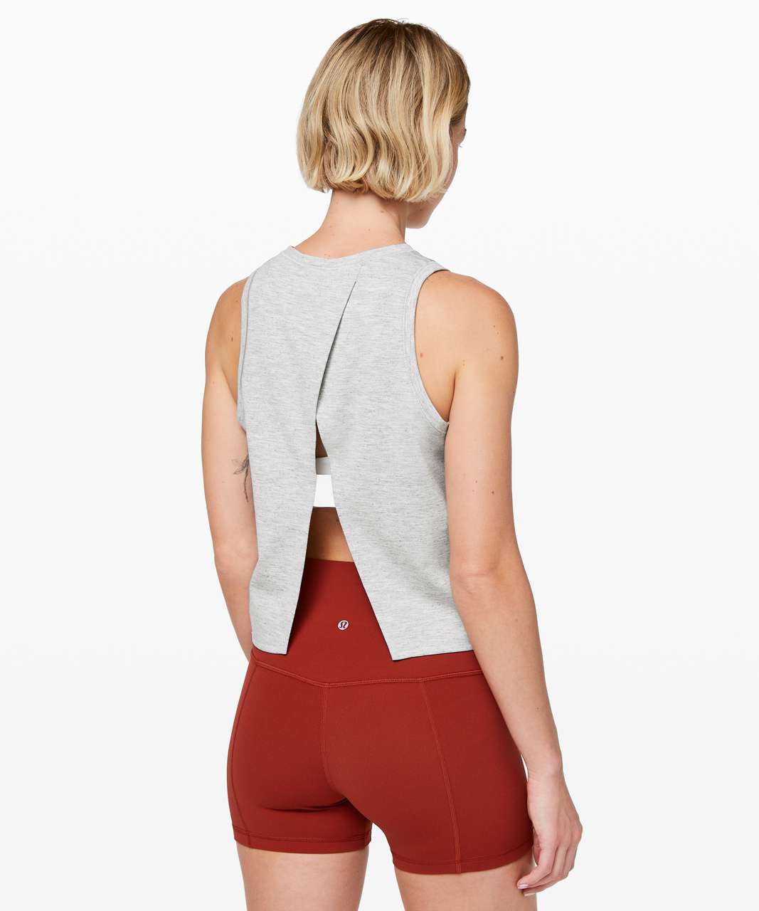 Lululemon Minimal Tank NWT Heathered Power Grey