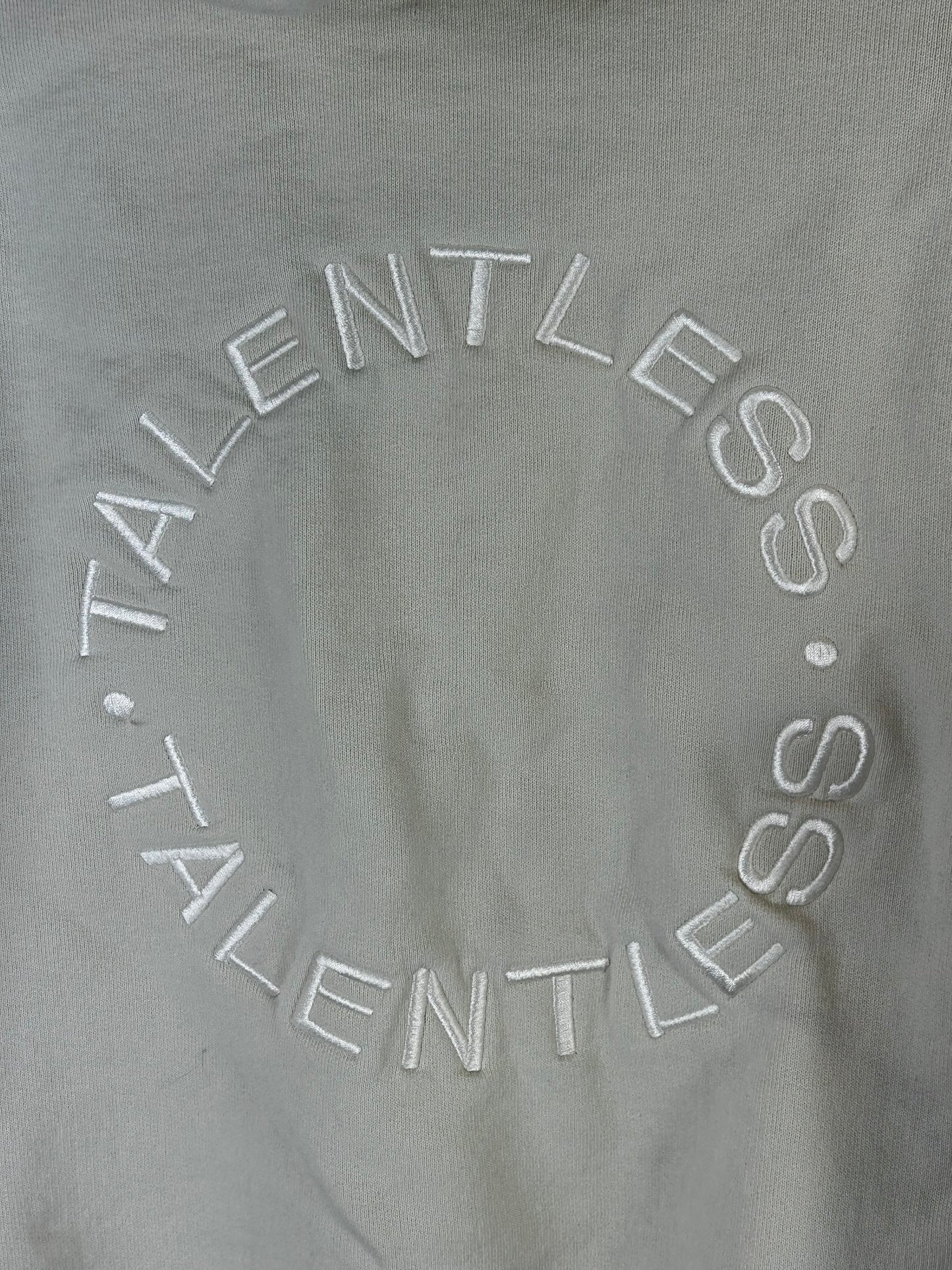 Talentless HOODIE - CIRCLE LOGO EMBROIDERED