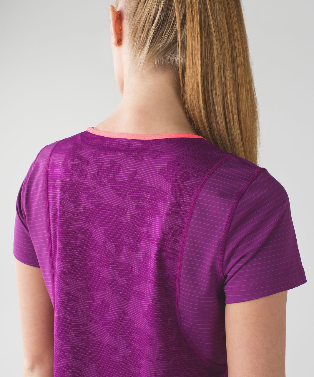 Lululemon Run For Days Short Sleeve Regal Plum