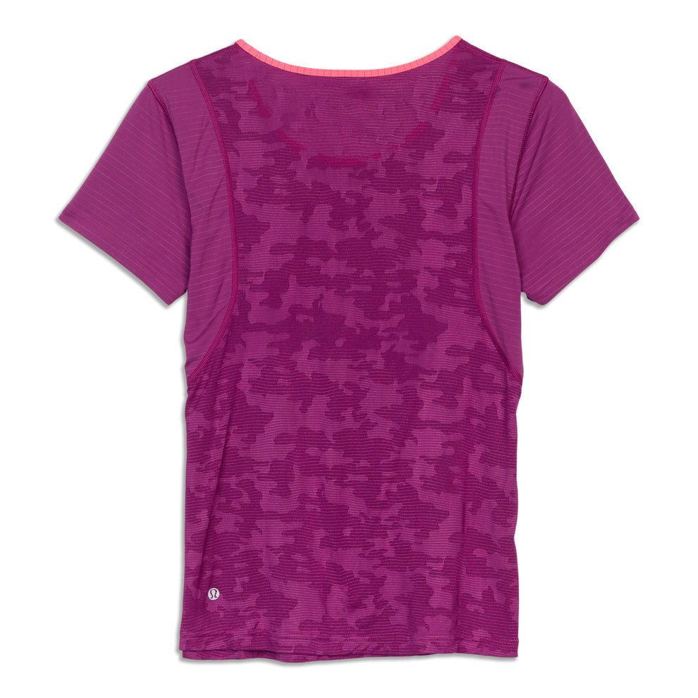 Lululemon Run For Days Short Sleeve Regal Plum