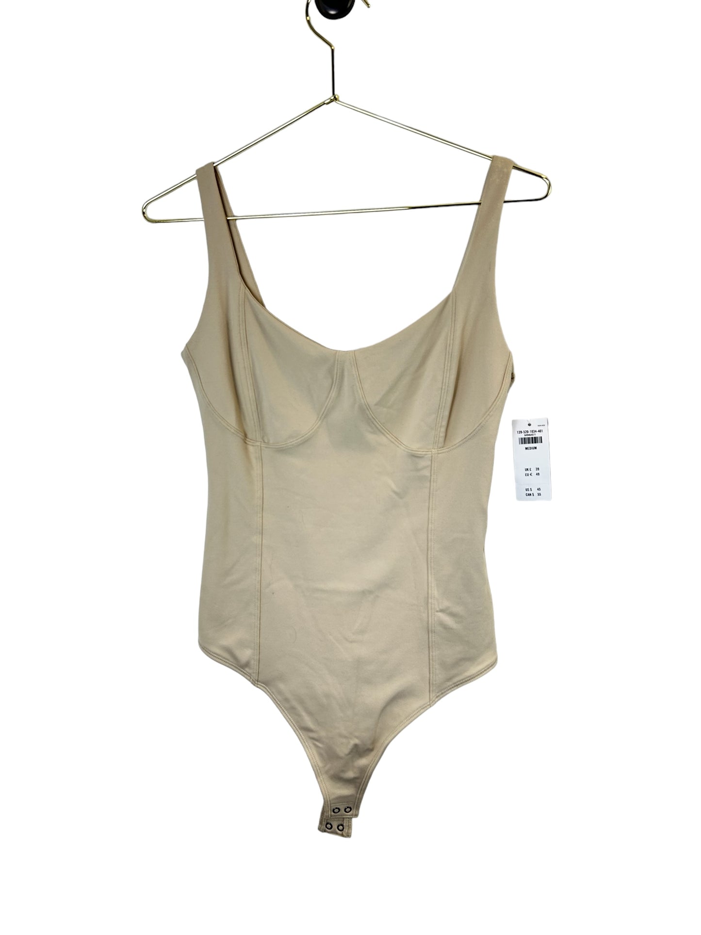 Abercrombie & Fitch NWT cream womens corset tank top bodysuit