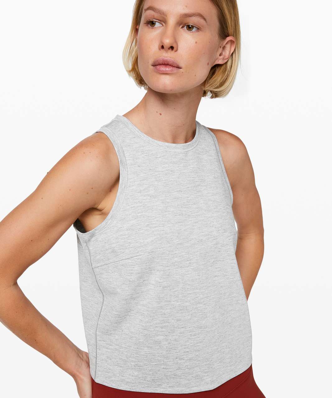 Lululemon Minimal Tank NWT Heathered Power Grey