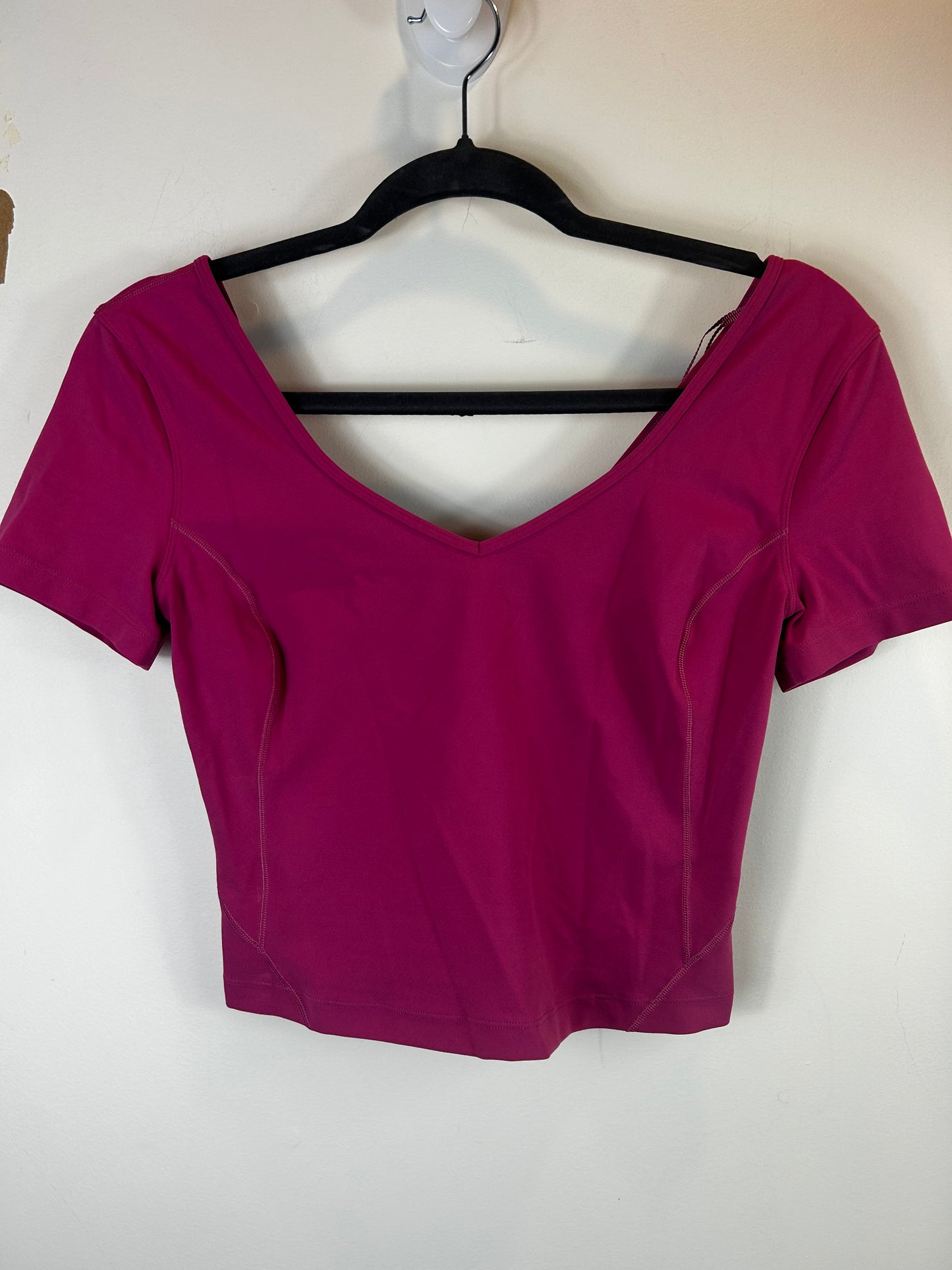 Lululemon Align Women's Pink Athletic Top Crop Workout Shirt