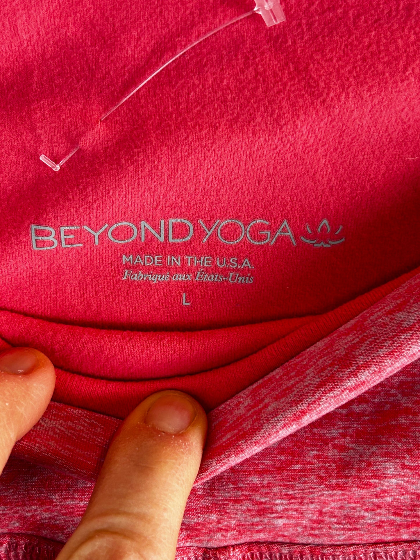 Beyond Yoga Spacedye High Waisted Legging Raspberry Peach