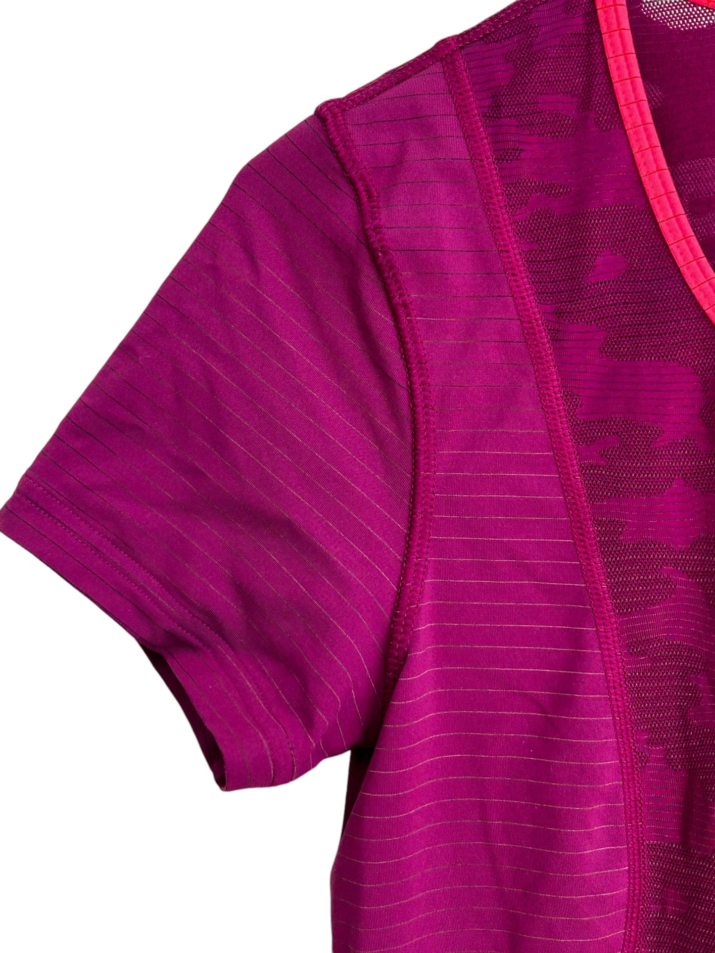 Lululemon Run For Days Short Sleeve Regal Plum