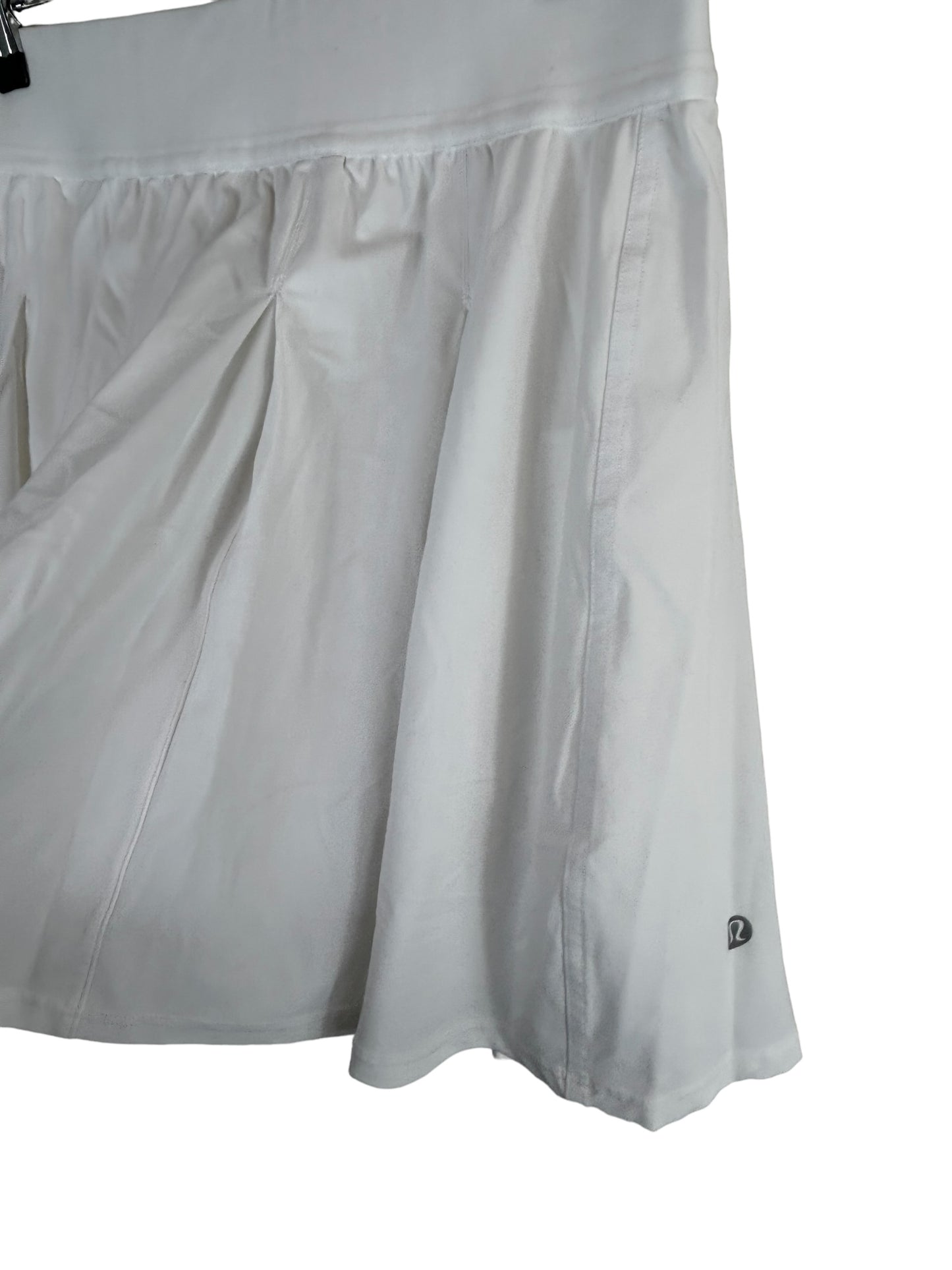 LULULEMON Tennis Time Pleated Skirt White Size 8