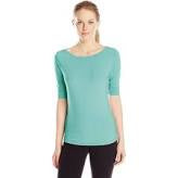 Prana Kaylin Teal Aqua Performance Breathable Mesh Shirt Women's Sz XL