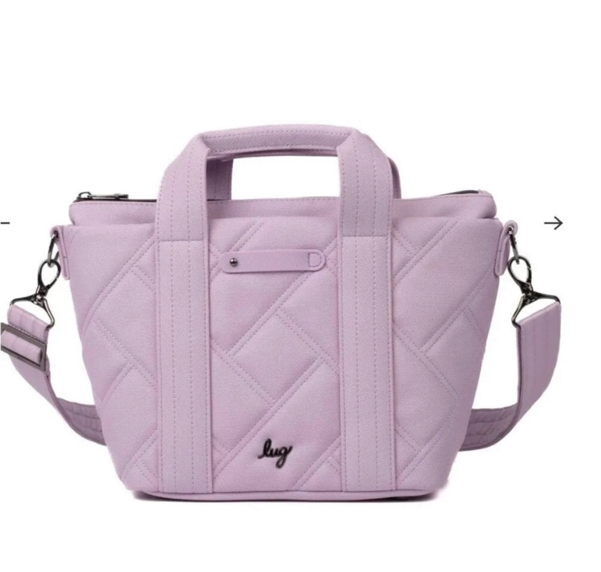 LUG - DORY MATTE LUXE VL CROSSBODY BAG -SUGARPLUM