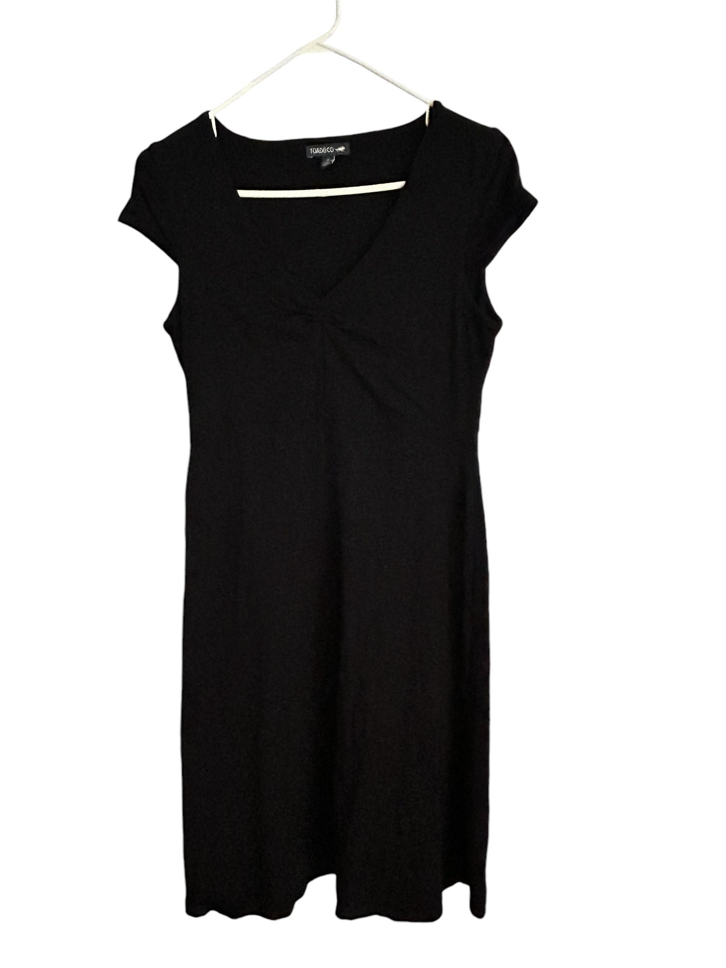 Toad & Co. womens black size medium Rosemarie Dress