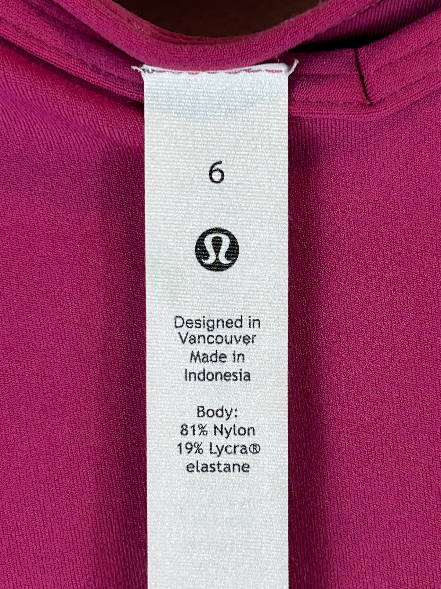 Lululemon Align Women's Pink Athletic Top Crop Workout Shirt