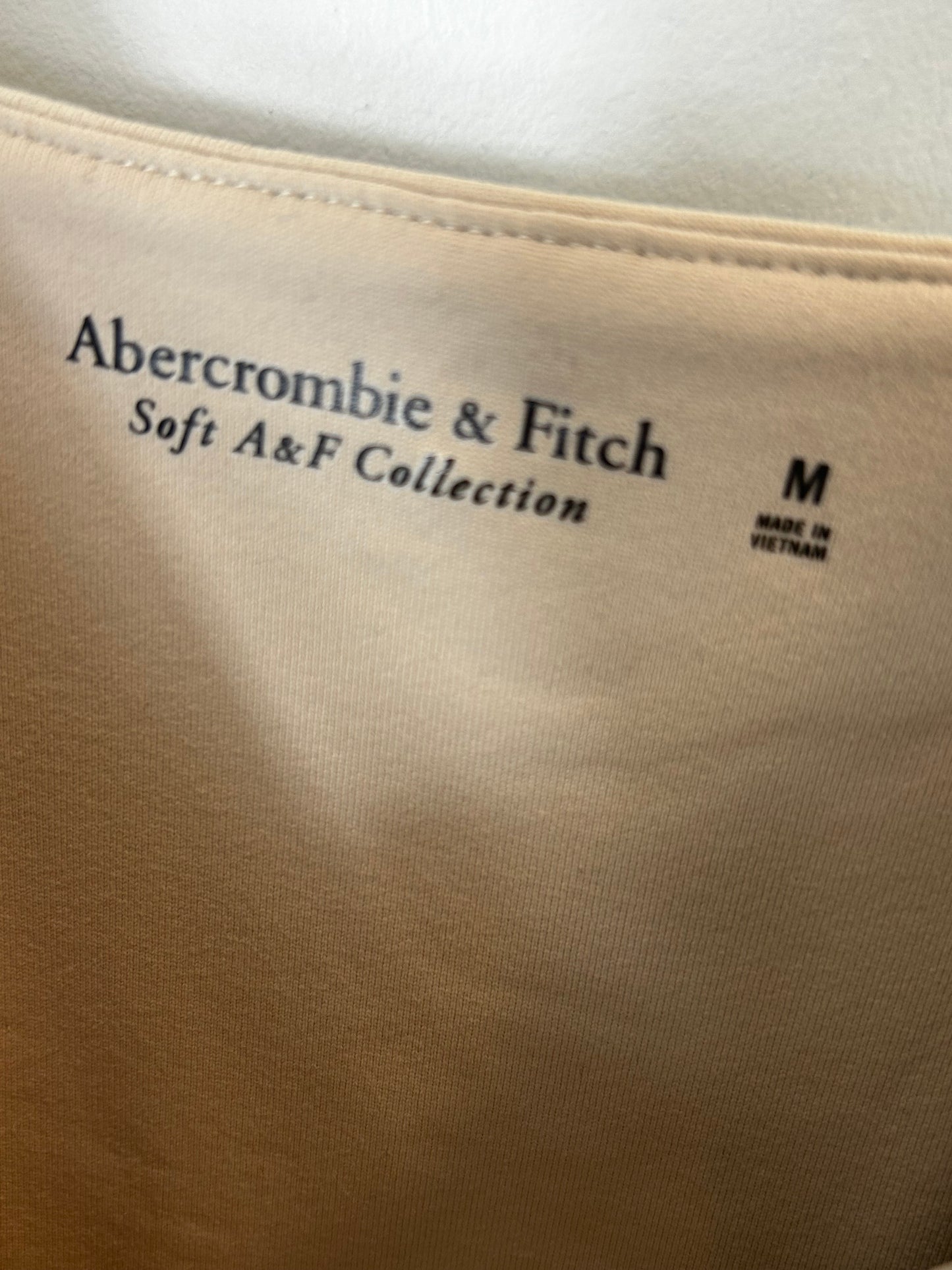 Abercrombie & Fitch NWT cream womens corset tank top bodysuit