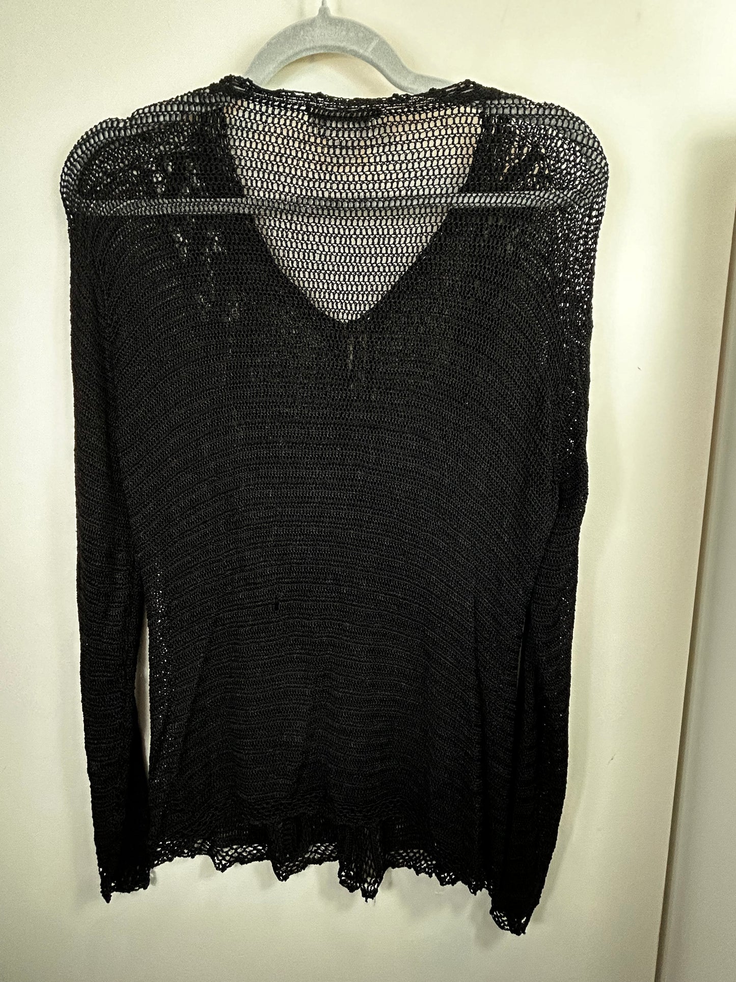 Express Black Dressy Beaded Cardigan L