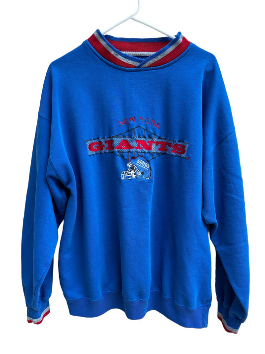 Starter Vintage NY Giants athletic football sports Crewneck sweatshirt pullover