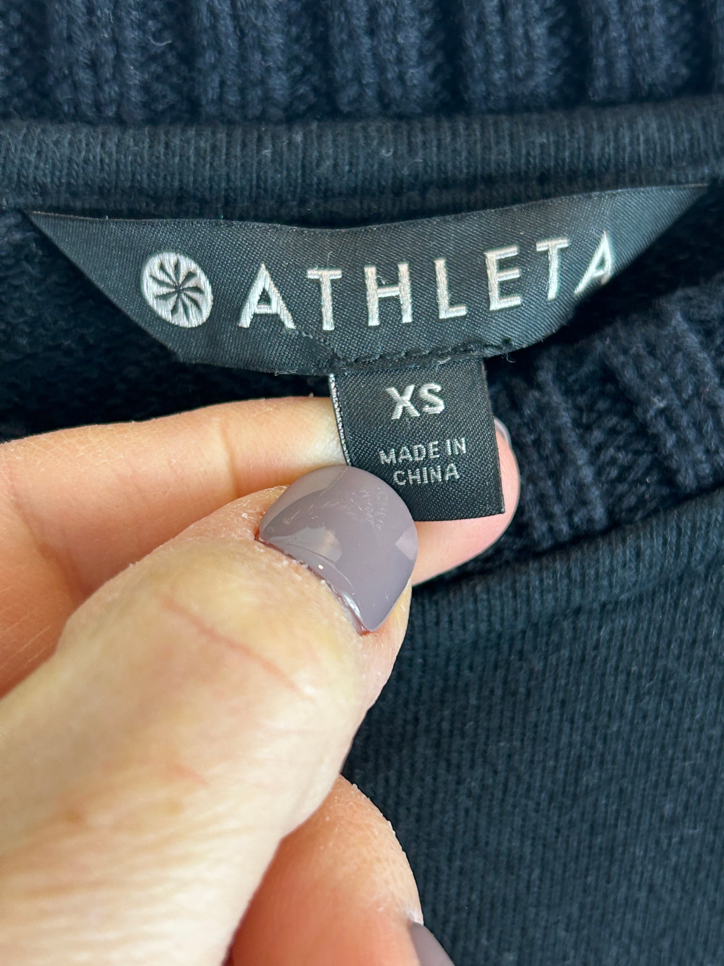 Athleta Bayridge Asymmetrical Ribbed Sweater XS/S