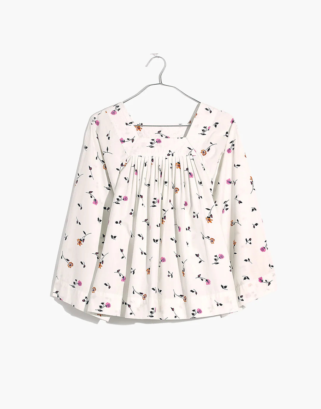 Madewell Square-Neck Top in Sweet Blossoms